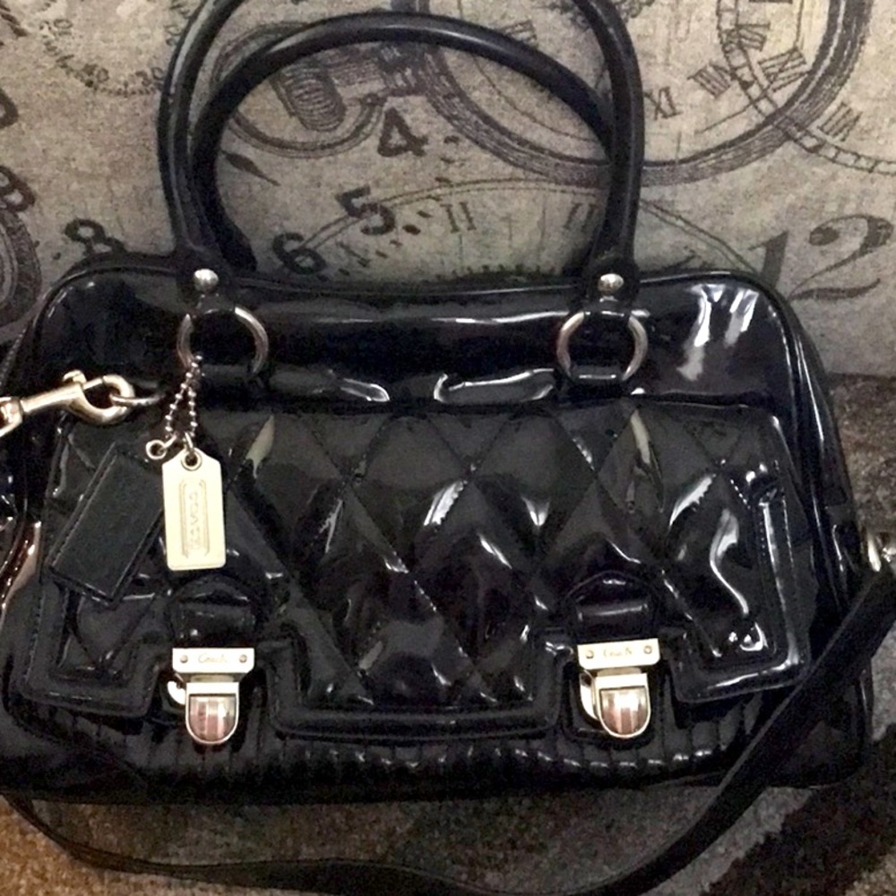 Leather Coach bag